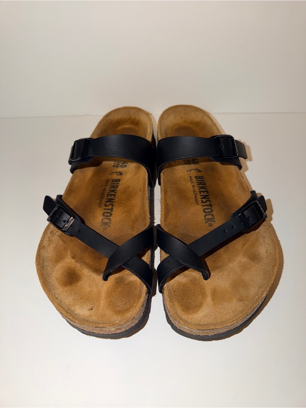 Birkenstock Kids Black Mayari Sandals with Adjustable Straps